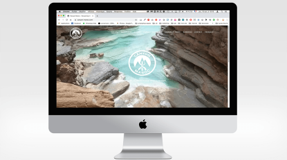 Site Canyon Maroc sur iMAC, page d'accueil, projet Canyon Maroc, sur le site de Maha NACIRI, webdesigneuse et intégratrice web-front, basée au Mans