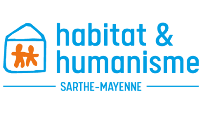 Logo Habitat & Humanisme en tant que bénévole, chargée-communication et graphiste en Sarthe /Mayenne.